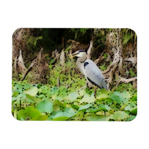 Imán Gran garza azul