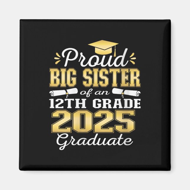 Imán Gran Hermana De 2025 12º Graduado (Frente)