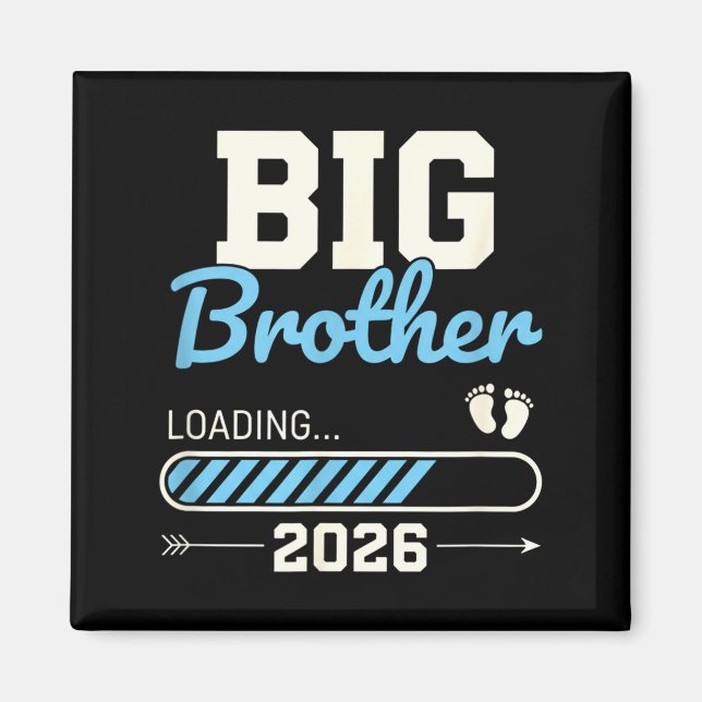 Imán Gran hermano cargando anuncio de embarazo 2026 (Frente)