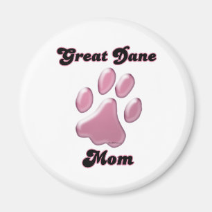 Imán Gran Huella Rosa Dane Mom - Magnet