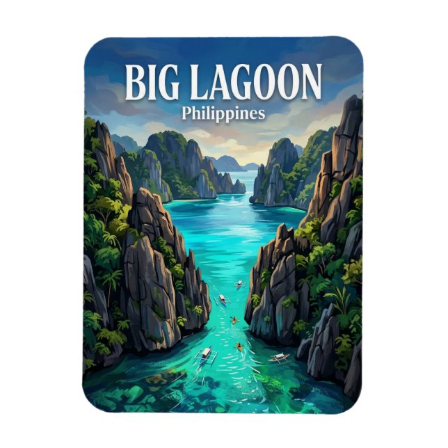 Imán Gran Laguna Filipinas (Vertical)
