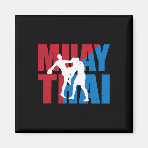 Imán Gran luchador de Muay Thai diseño Kickboxer Mma Tr