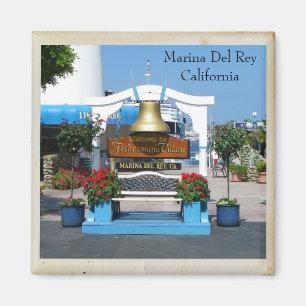 Imán ¡Gran Marina Del Rey Magnet!