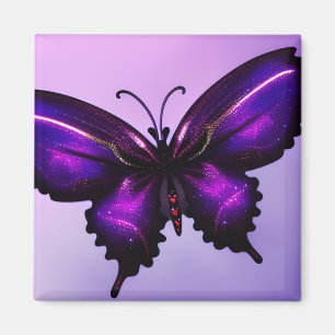Imán Gran Mariposa Púrpura