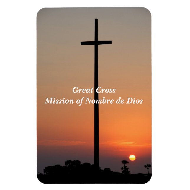 Imán Gran Misión Cruz de Nombre de Dios (Vertical)
