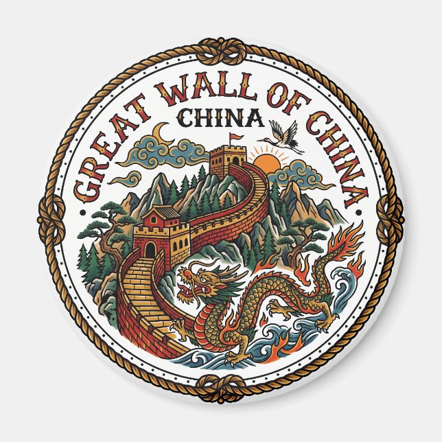 Imán Gran Muralla China (Frente)