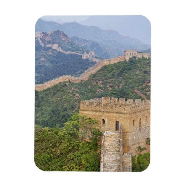 Imán Gran Muralla China en Jinshanling, China. 2 (Vertical)