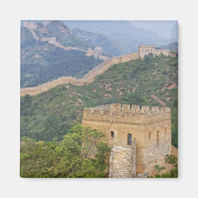 Imán Gran Muralla China en Jinshanling, China. 2 (Frente)