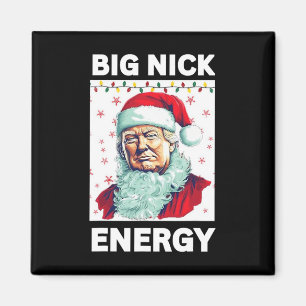 Imán Gran Nick Energy Presidente Trump Santa Claus Cris