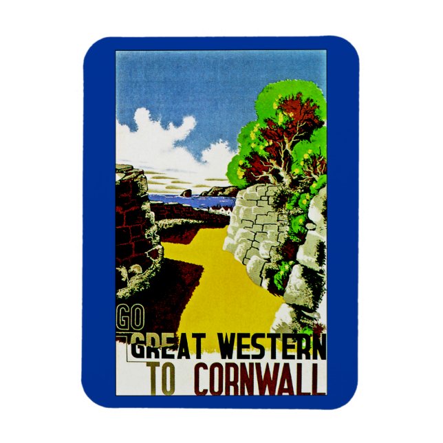 Imán Gran Oeste a Cornwall (Vertical)