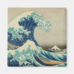 Imán Gran ola de Kanagawa y arte japonés/Japón
