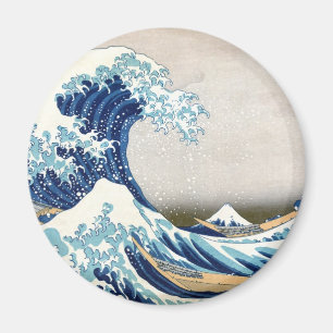 Imán Gran ola del Bella Artes Kanagawa Hokusai