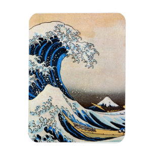 Imán Gran ola, Hokusai, Ukiyo-e