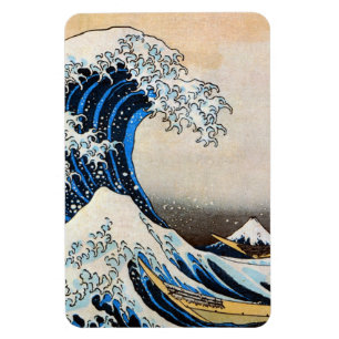 Imán Gran ola, Hokusai, Ukiyo-e