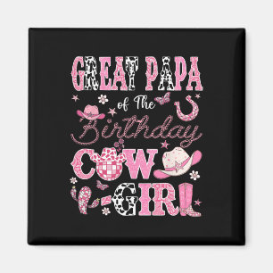 Imán Gran Papa De La Noche De Cumpleaños Rodeo Occident