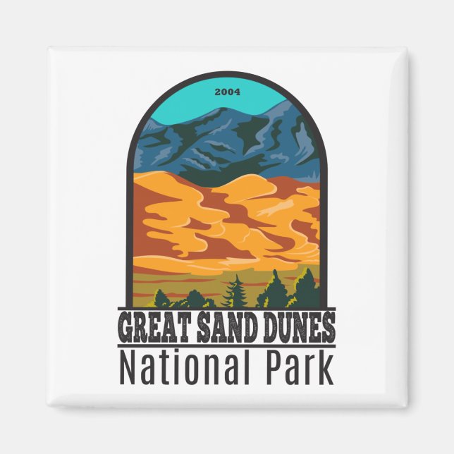 Imán Gran Parque Nacional de Dunas de Arena (Frente)