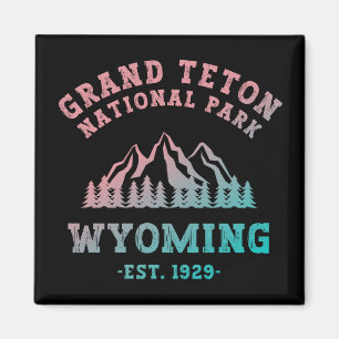 Imán Gran Parque Nacional Teton Gradiente Wyoming USA