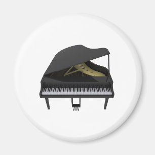 Imán Gran piano negro: Modelo 3D: