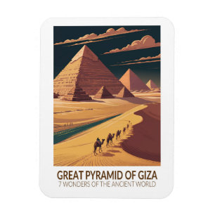 Imán Gran Pirámide de Giza Siete Maravillas del Mundo