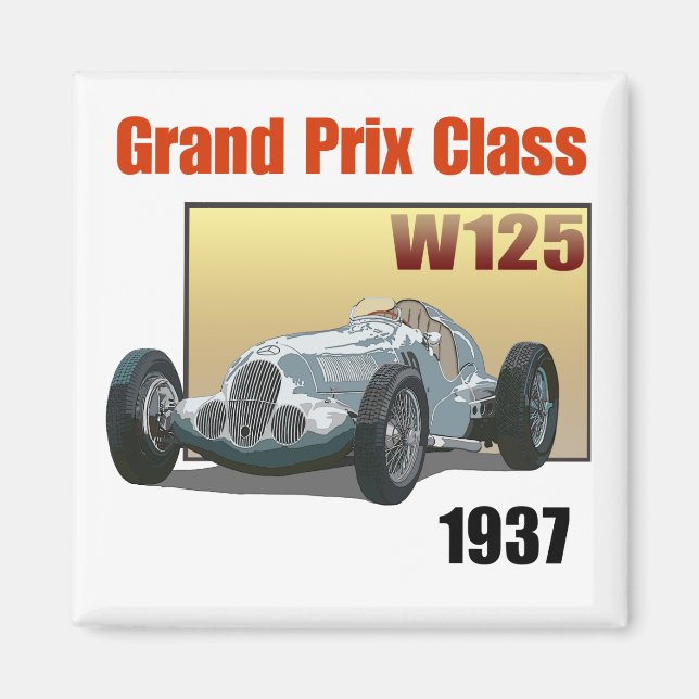 Imán Gran Premio de 1937 Clase W125 (Frente)