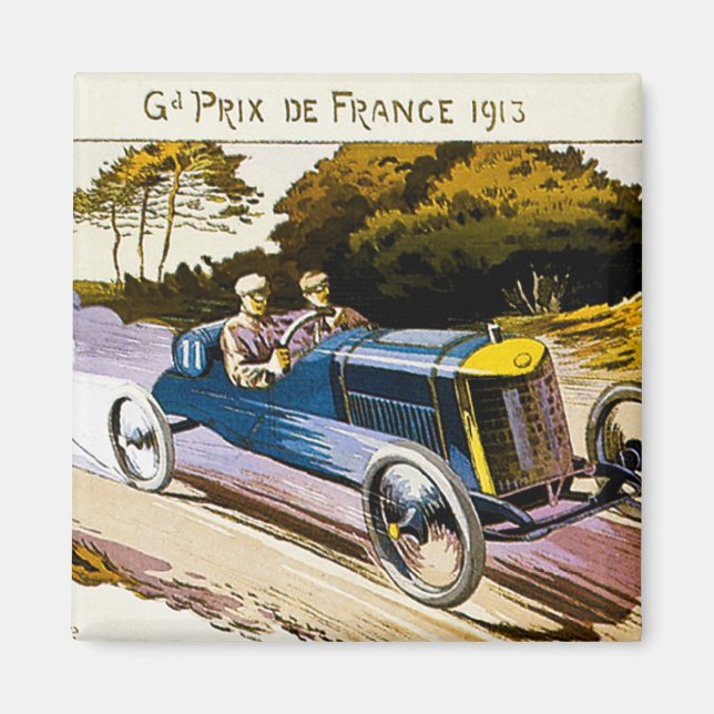 Imán Gran Premio de Francia de 1913 (Frente)