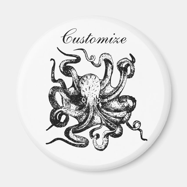 Imán Gran pulpo Thunder_Cove (Frente)