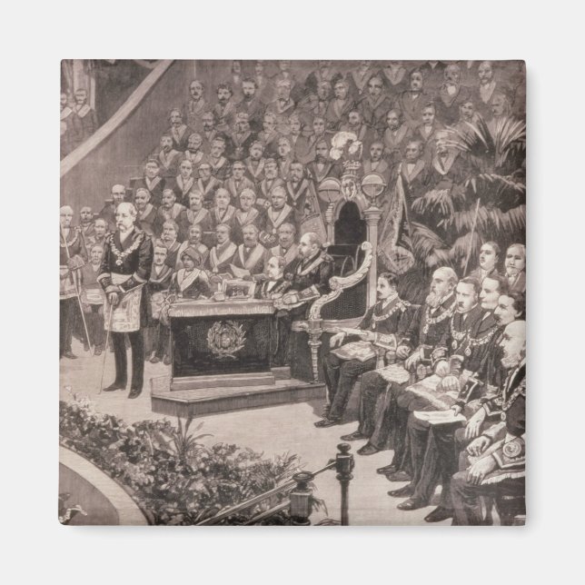 Imán Gran reunión masónica en el Alberto Real (Frente)