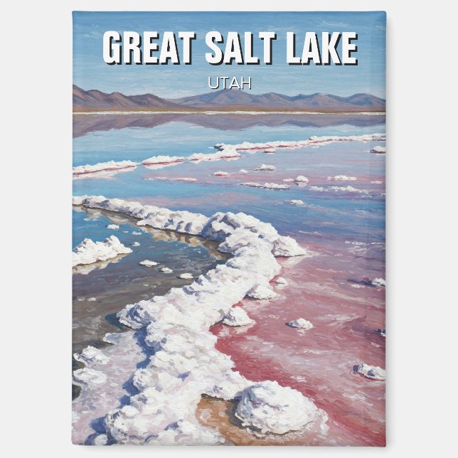 Imán Gran Salt Lake Utah (Anverso)