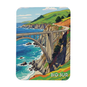 Imán Gran Sur California Puente Bixby Viaje
