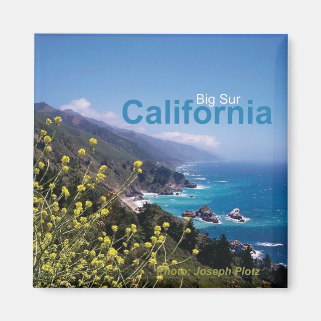 Imán Gran Sur California Travel Souvenir Fridge Magnet (Frente)