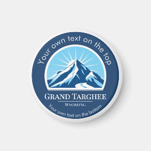 Imán Gran Targhee Wyoming estación de esquí Montaña sen