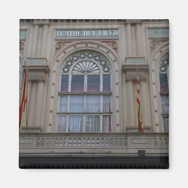 Imán Gran Teatre del Liceu, Barcelona (Frente)