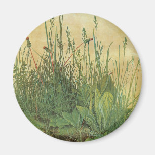 Imán Gran trozo de turf de Albrecht Durer, arte vintage