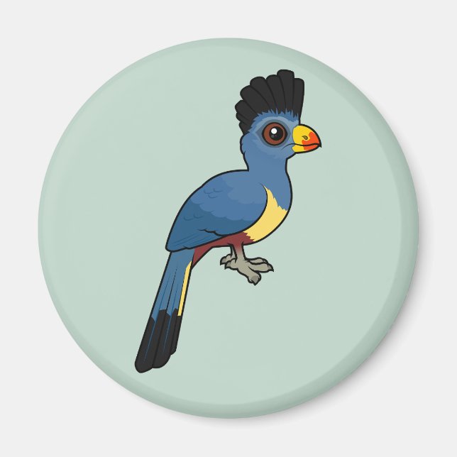 Imán Gran Turaco Azul (Frente)