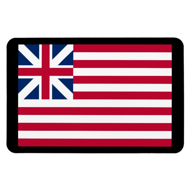 Imán Gran Unión, primera bandera de los Estados Unidos  (Horizontal)