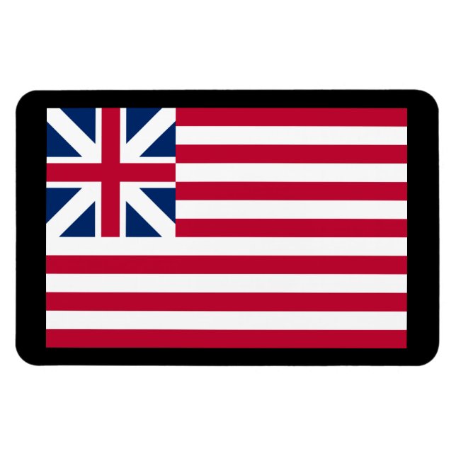 Imán Gran Unión, primera bandera de los Estados Unidos  (Horizontal)