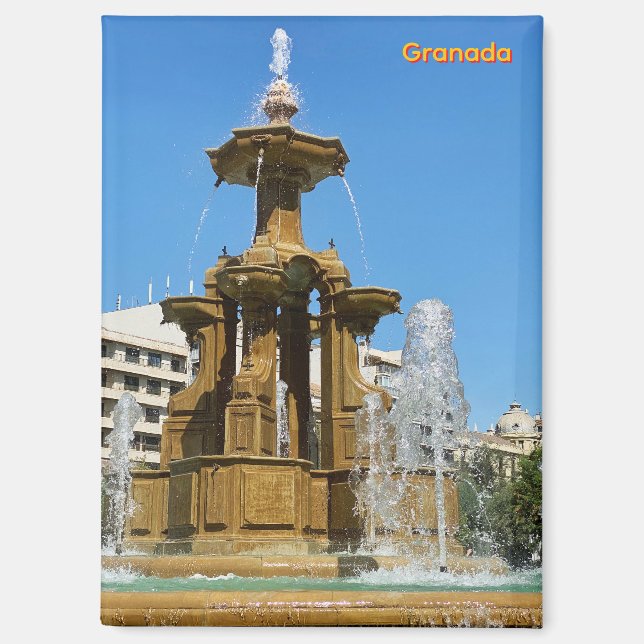 Imán Granada ciudad en España, viaje (Anverso)
