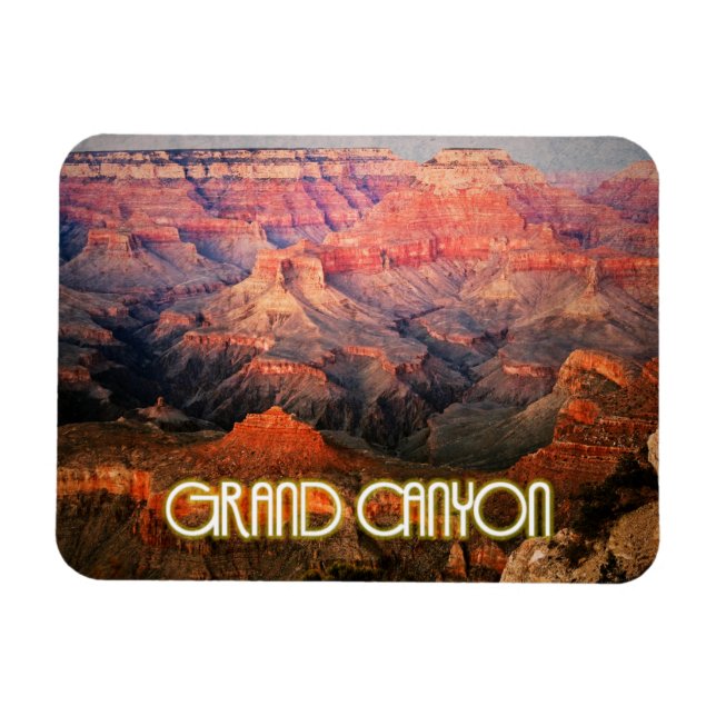 Imán Grand Canyon, Arizona sunset stylized (Horizontal)