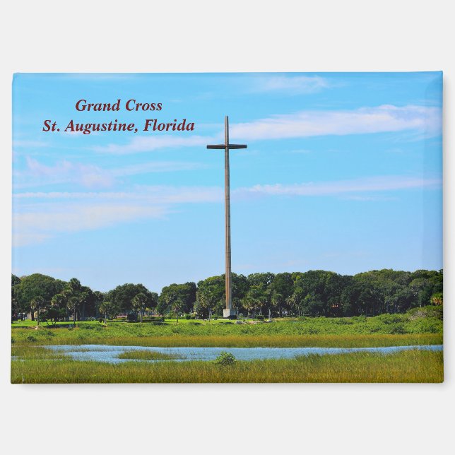 Imán Grand Cross St. Augustine, Florida (Anverso)
