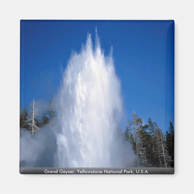 Imán Grand Geyser, Parque Nacional Yellowstone, EE.UU. (Frente)