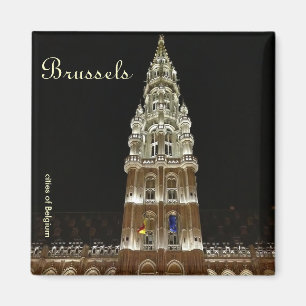 Imán Grand Place en Bruselas, Bélgica