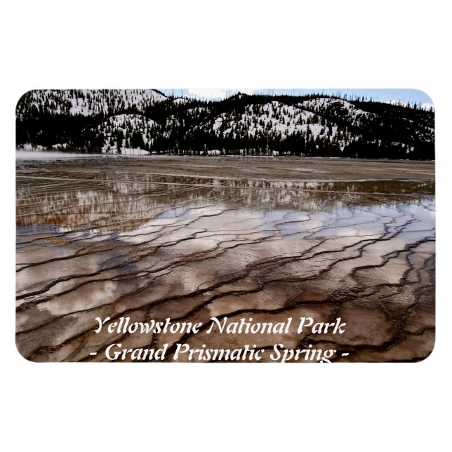 IMÁN GRAND PRISMATIC SPRING EN EL PARQUE YELLOWSTONE (7 (Horizontal)