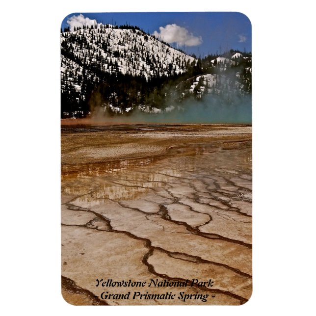 IMÁN GRAND PRISMATIC SPRING EN EL PARQUE YELLOWSTONE (8 (Vertical)