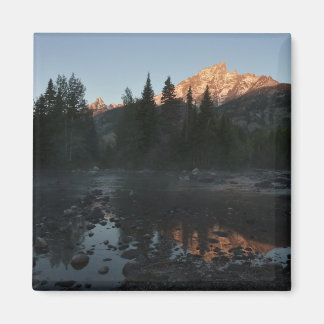 Imán Grand Teton Sunrise en Cottonwood Creek