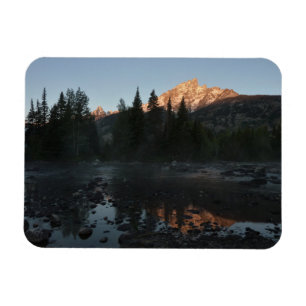 Imán Grand Teton Sunrise en Cottonwood Creek