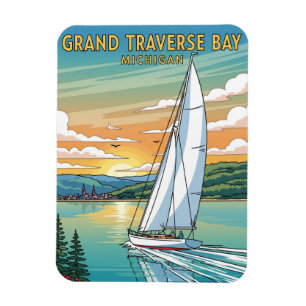 Imán Grand Traverse Bay Michigan Travel