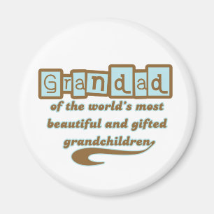 Imán Grandad de nietos dotados
