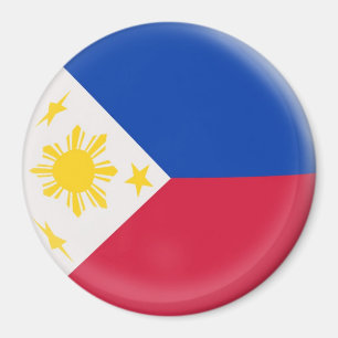 Imán grande de 3 pulgadas - bandera de Filipinas