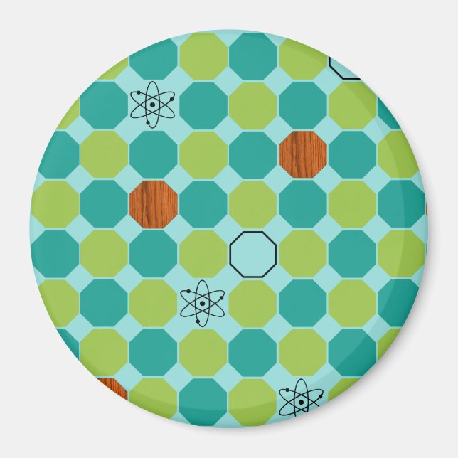 Imán grande de octagons atómicos (Frente)