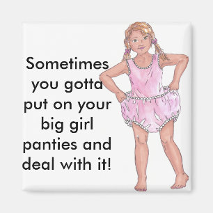 Imán grande del chica